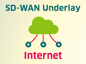 Internet-basiertes SD-WAN Underlay